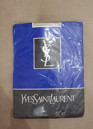 Yves saint laurent винтаж колготки принт ромбы 20 den