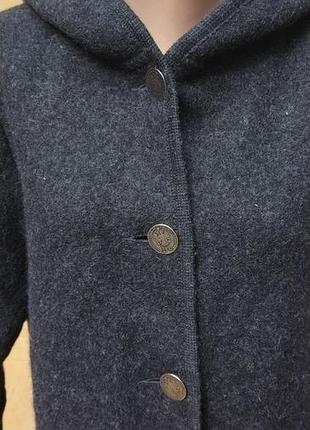 Tracht & country винтажное австрийское,баварское,тирольское шерстяное  пальто с капюшоном,l