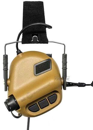 Шумоподавляющие тактические активные наушники earmor m32