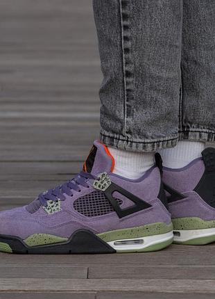 Кросівки air jordan retro 4 canyon purple