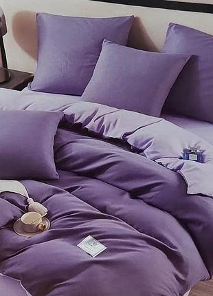 Полуторний комплект постільної білизни colorful home фіалка