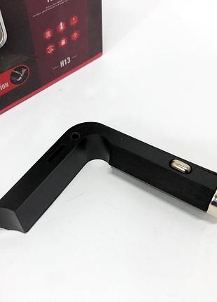 Фм fm трансмітер модулятор hz h13 lcd aux/usb, bluetooth fm-трансмітер для автомобільної аудіосистеми bw-34