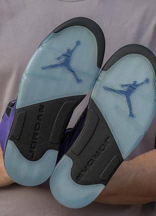 Кросівки air jordan retro 5 purple 4