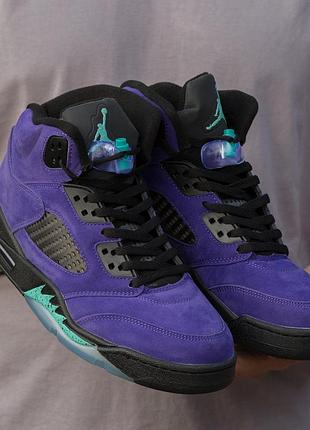 Кросівки air jordan retro 5 purple 5