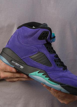 Кросівки air jordan retro 5 purple 6