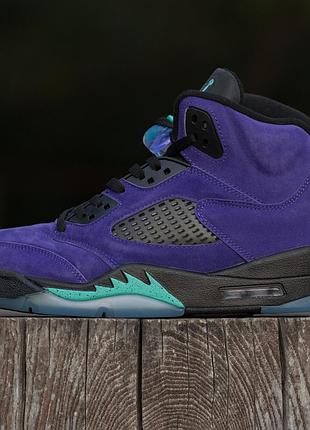 Кросівки air jordan retro 5 purple 7
