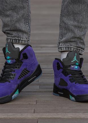Кросівки air jordan retro 5 purple 10
