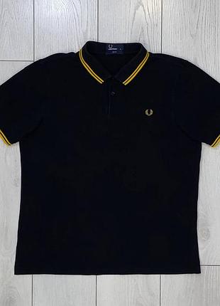 Мужское хлопковое поло fred perry size xl slim fit
