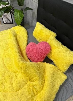 Ковдра хутряна травка приємна до тіла