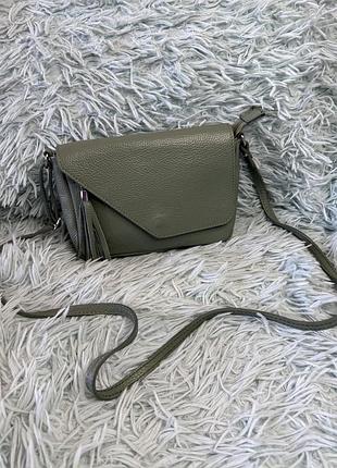 Сумка крос боді genuine leather italy 🇮🇹 нова 🆕