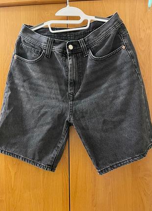 Унісекс шорти zara сірого кольору , розмір: eur 40/usa 31, made in bangladesh