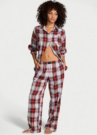 Піжама victoria's secret modal-cotton long pajama set