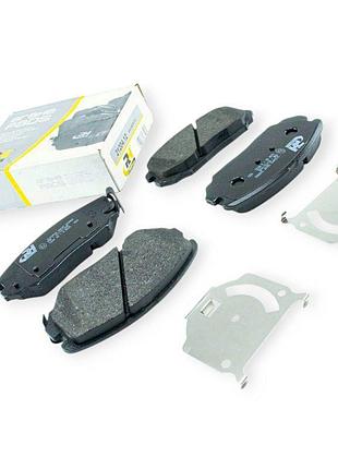 Колодки тормозные hyundai tucson (2004-), sonata (2005-2010), grandeur (2005-) передние roadhouse