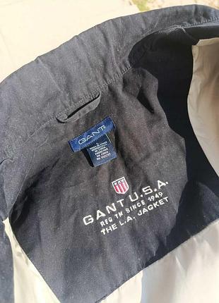 Стильный мужской бомбер gant (оригинал) 6