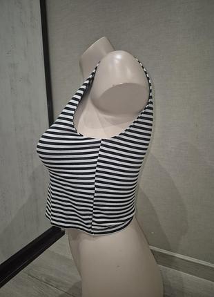 Топ у смужку zara 4