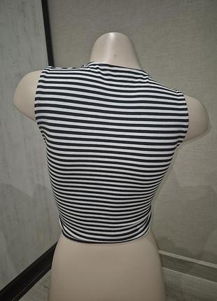 Топ у смужку zara 5