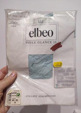 Вінтажні колготки elbeo voile glance 15 den, германія, р. 36-38 (s)