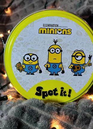 Настільна гра spot it! dobble - посіпаки / міньйони / minions