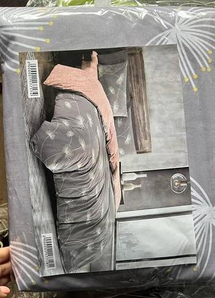 Полуторный комплект постельного белья бязь 150×220 ткань без примесей