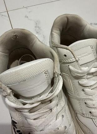 Кеды белые off white ботинки 4