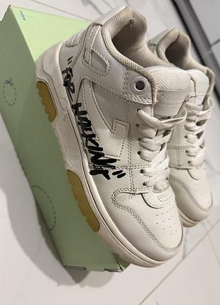 Кеды белые off white ботинки 7