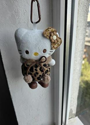 Мягкий брелок hello kitty leopard big 8
