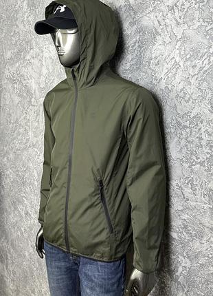Pull & bear кофта ветровка m размер хаки 5