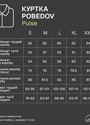 Куртка pobedov pulse темно-сірий 9
