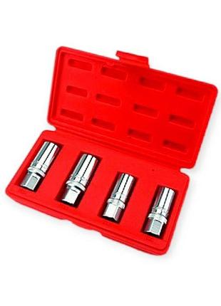 Набор шпильковертов 1/2" 6, 8, 10, 12 мм (кейс) toptul