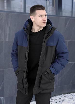 Парка pobedov navy черно-синий 2