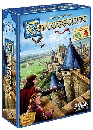 Настільна гра каркасон уцінка! + 2 доповнення / carcassonne