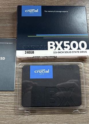 Ssd-диск crucial bx500 3d nand 240gb 2.5"