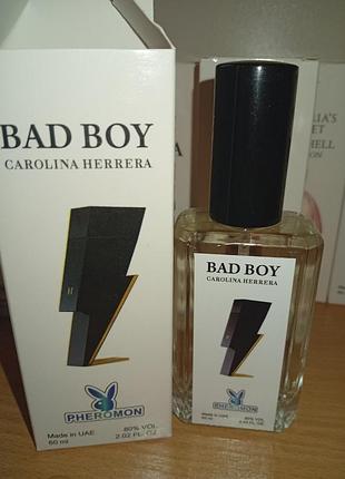 Carolina herrera bad boy парфуми духи 60 мл чоловічі, мужские бед бой каролина херрера