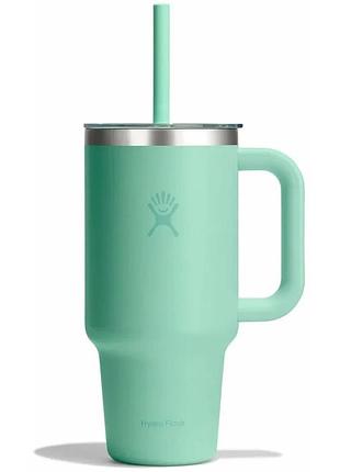 Термочашка hydro flask 950 ml travel tumbler clear lid