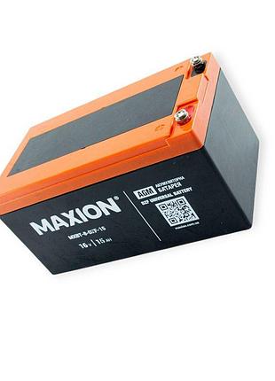 Аккумулятор 16v 15а (200x110x100) тяговый agm maxion 6-dzf-15