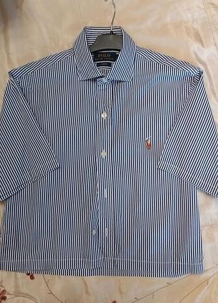 Укороченная рубашка polo ralph lauren