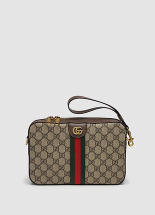 🦁 gucci ophidia medium crossbody bag beige 24 x 16 x 5.5 см