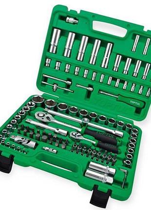 Набір інструменту 1/2",1/4" 108 шт з бітами toptul