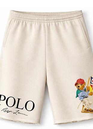 Мужские оверсайз шорты ralph lauren polo bear xl