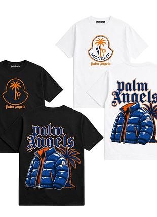 Футболка palm angels x moncler