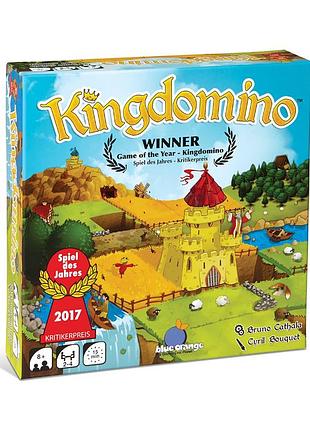 Настільна гра kingdomino уцінка! + правила українською / доміношне королівство / кінгдоміно
