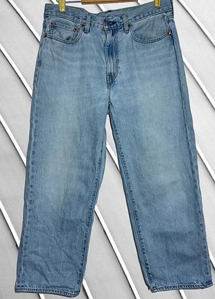 Женские укороченные джинсы мом levi's w32 xl 32 42 50 левис левайс голубые джинсы mom высокая посадка рост 160-167 см levi's w32 50