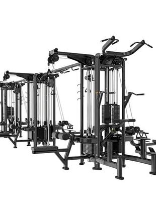 12-позиционная мультистанция generation fitness multi-jungle (12 station) gfh63, для целевой тренировки мышц, для фитнес-центра