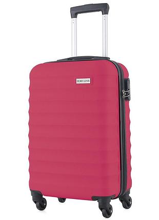 Чемодан semi line 20" (s) dark rose (t5633-1), для путешествий, отпуска и командировок, для ручной клади, для багажного отделения