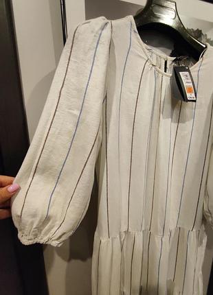 Платье из смеси льна от marks and spenser 6