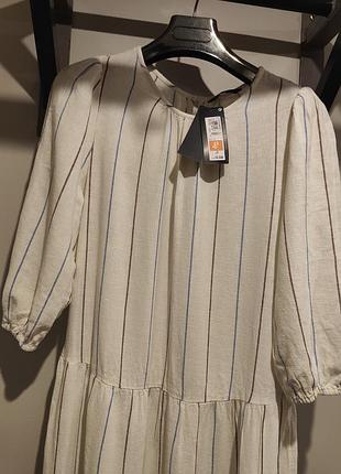 Платье из смеси льна от marks and spenser 7