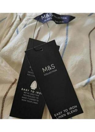 Платье из смеси льна от marks and spenser 8