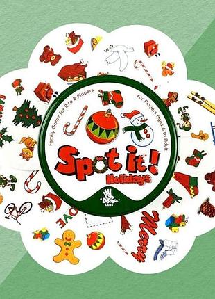 Настільна гра spot it! dobble - святкова / holidays 2