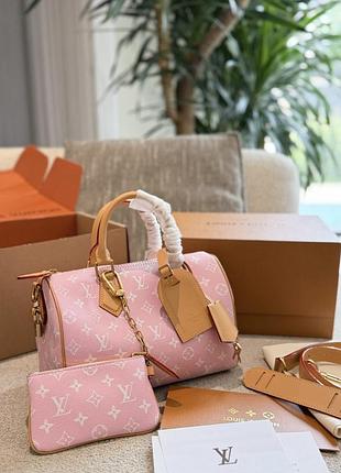 Louis vuitton speedy 25 pink monogram