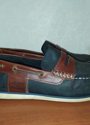 Кожаные мокасины barbour 44-45 размер